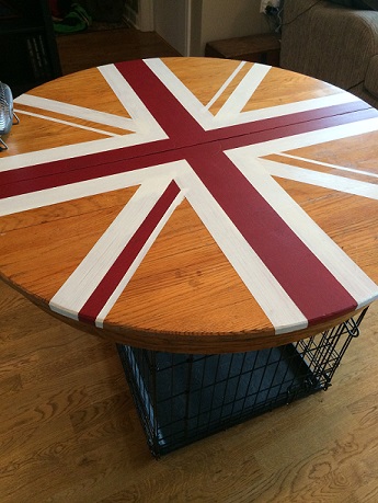 Union Jack Table Painting