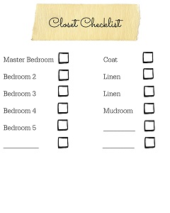 Six Weeks to a More Organized Home Closet Checklist Resized