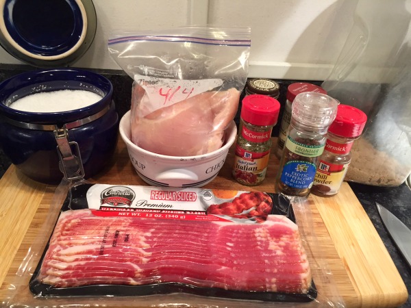 bacon-wrapped chicken ingredients