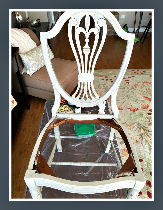 Sincerely, Kinsey: Wooden Chair Makeover // DIY  Wooden chair makeover,  Diy chair makeover, Diy chair