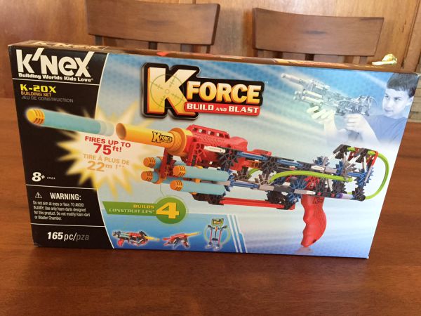 165 Pcs K’NEX K-Force K-20X Building Set for Ages 8+ Engineering Education Toy 
