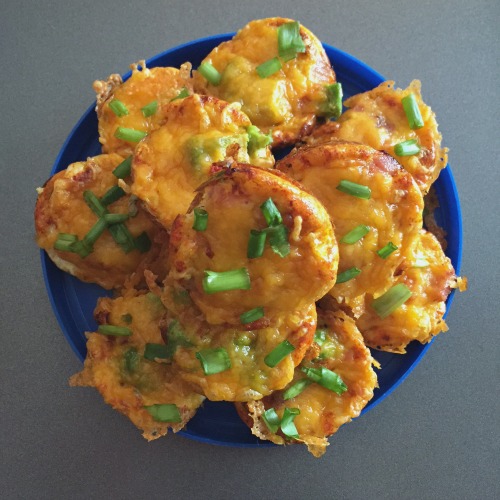 Ham-ocado egg bites: A leftover ham mini muffin tin recipe!