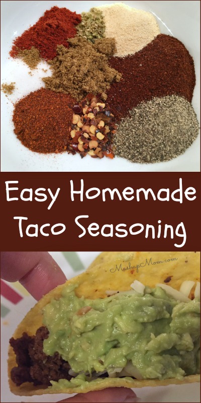 homemade taco seasoning