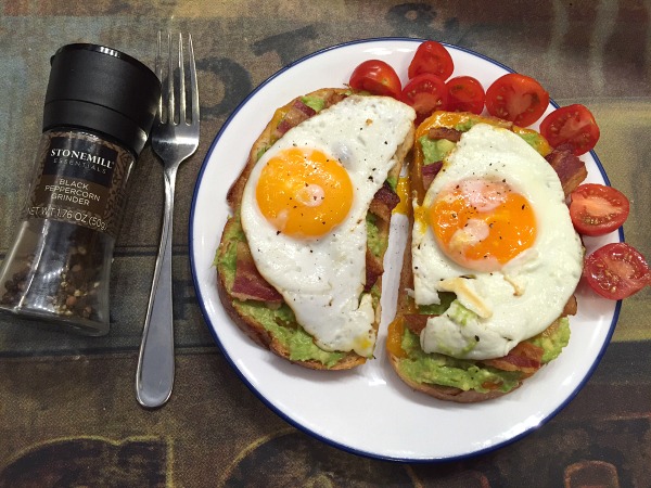 plated-egg-avocado-toast