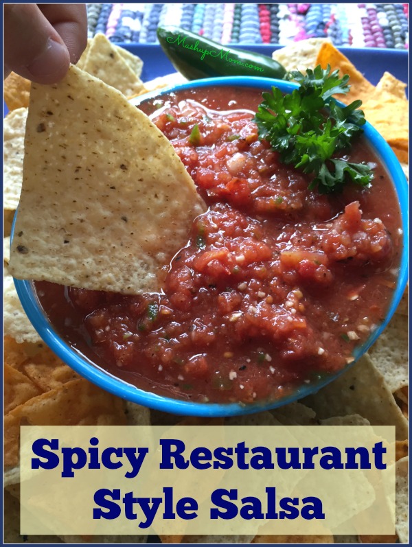 spicy restaurant style salsa