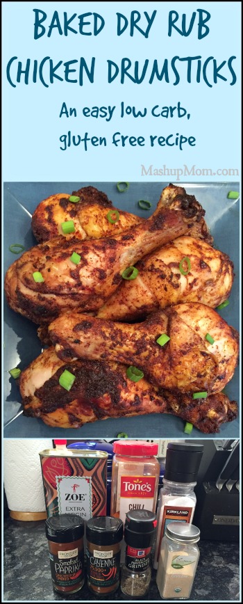 baked dry rub chicken drumsticks