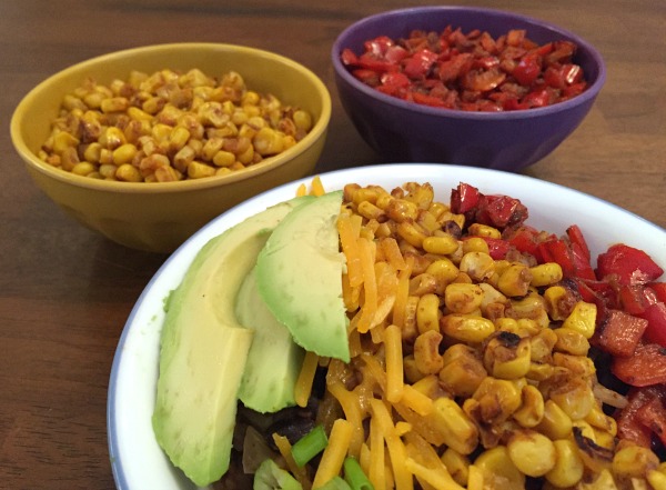 veggie burrito bowls