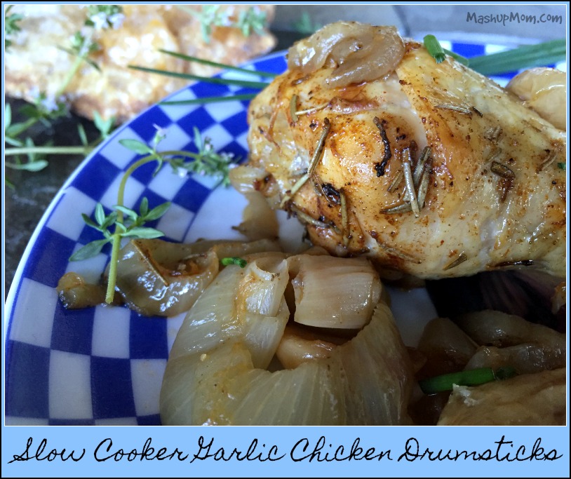 slow cooker garlic chicken drumsticks