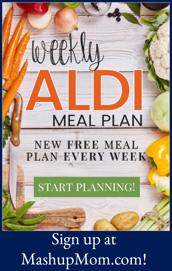 Free ALDI Meal Plan every week -- Six dinners for four, $65 out the door