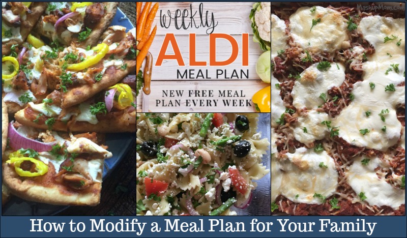 how to modify a meal plan
