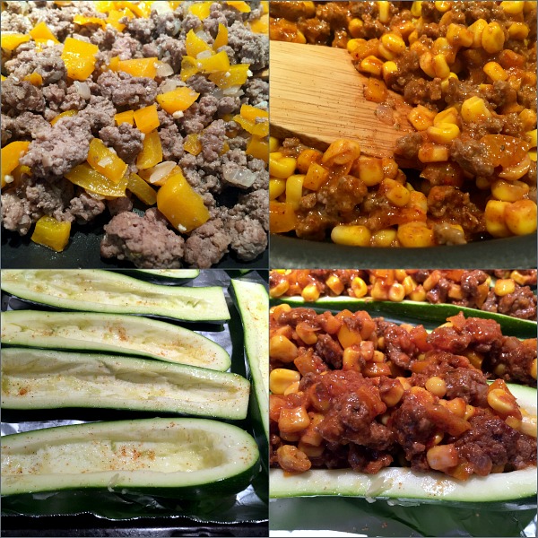 steps to making zucchini boats