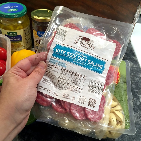 Bite-size salami at ALDI