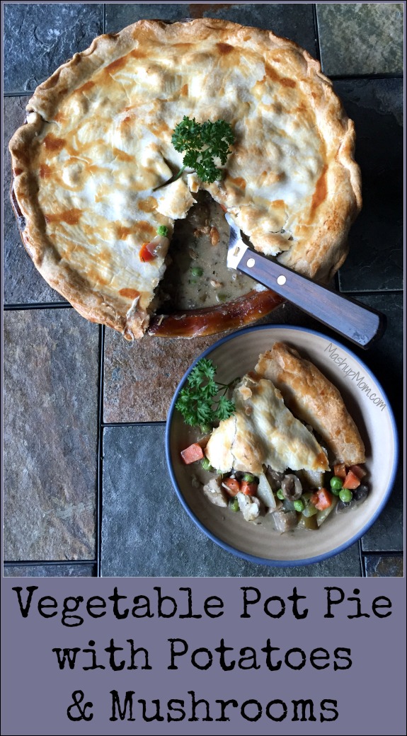 Vegetarian comfort food, check: Vegetable pot pie for the win!