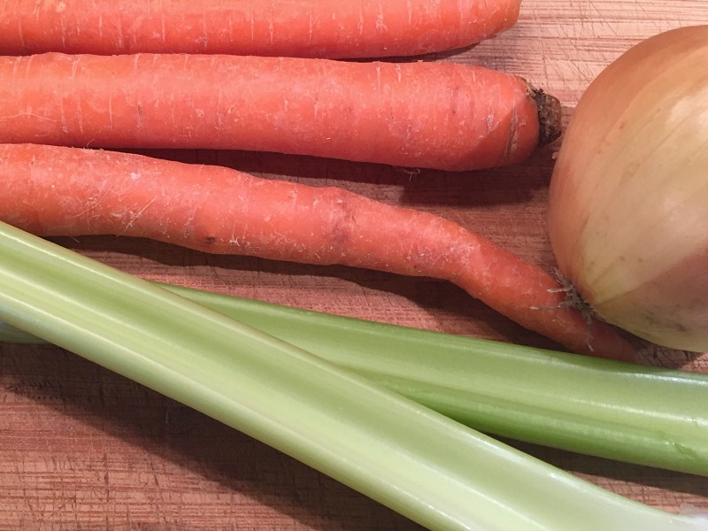 carrots celery onion
