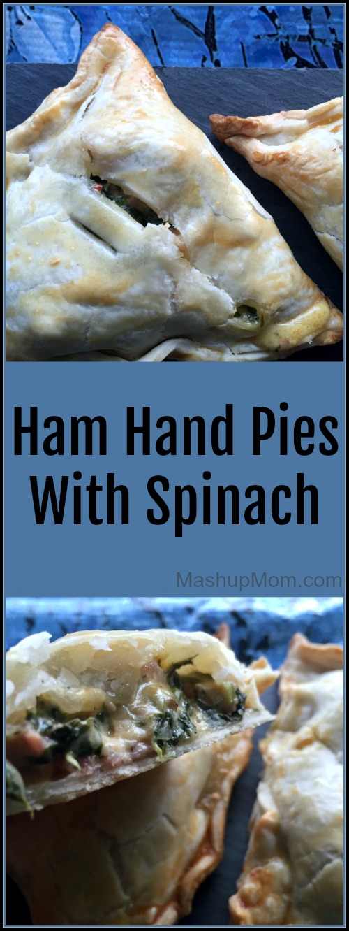 Ham hand pies with spinach 