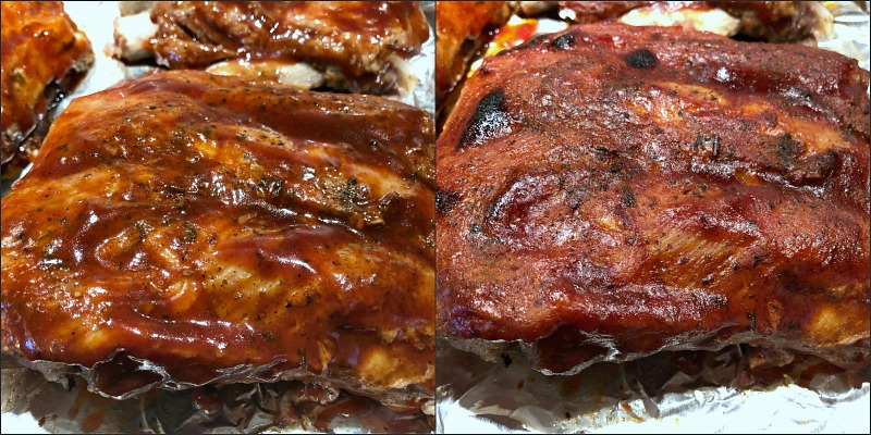 broil your ribs with BBQ sauce