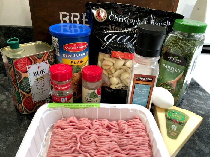 Italian wedding soup meatball ingredients