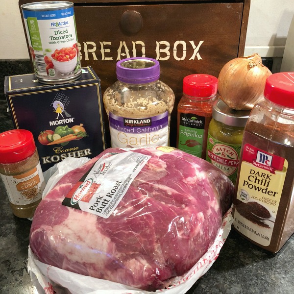 Pulled Pork ingredients: This savory Slow Cooker Salsa Verde Pulled Pork recipe (made here with ALDI's Hatch + Green Chile Pepper Salsa!) sports so much flavor for such a simple Crock-Pot meal, and leaves you you with plenty of leftover pulled pork to re-purpose into any of a number of meals.