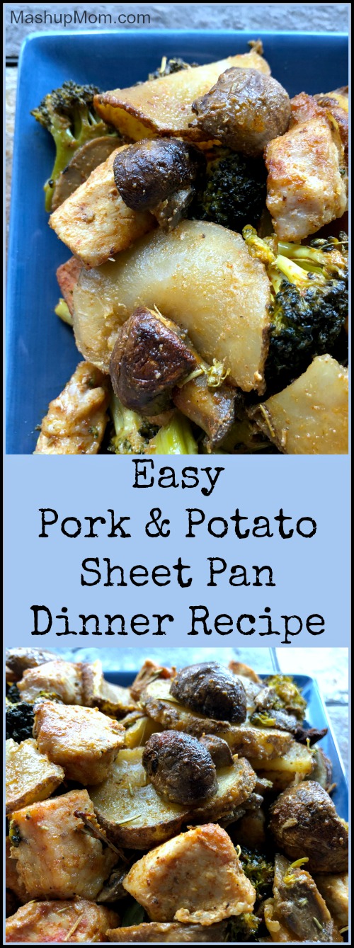 pork & potato sheet pan dinner recipe