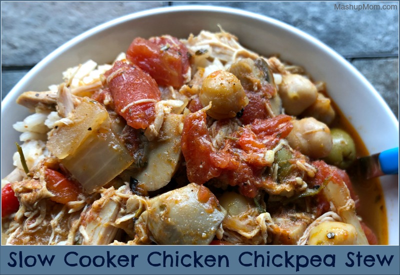 Slow Cooker Chicken Chickpea Stew,Pellet Grill