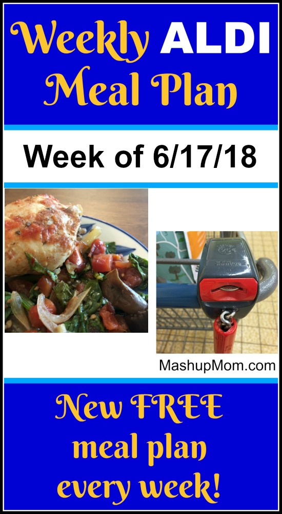 ALDI meal plan week of june 17 2018