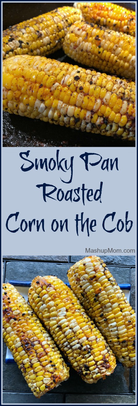 pan roasted corn cobs
