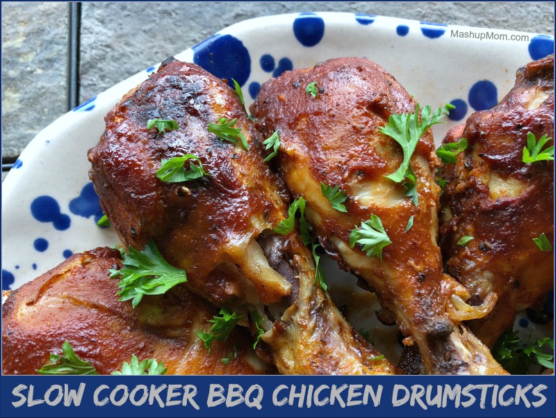 slow cooker BBQ chicken drumsticks