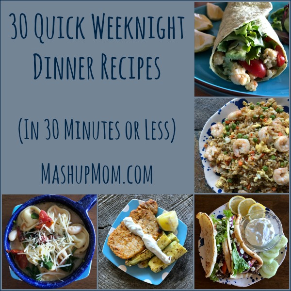 30-Minute Dinner Recipes, What's for Dinner Tonight?, Recipes, Dinners  and Easy Meal Ideas