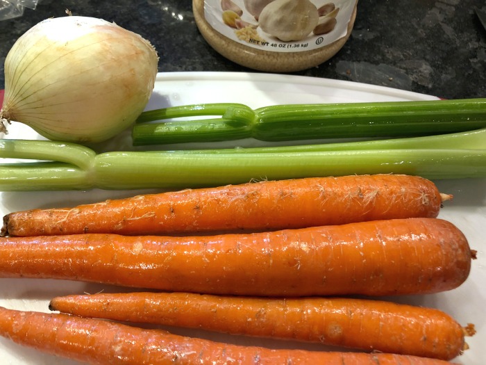 carrots celery onion