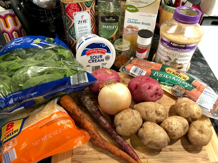 sausage and potato soup ingredients