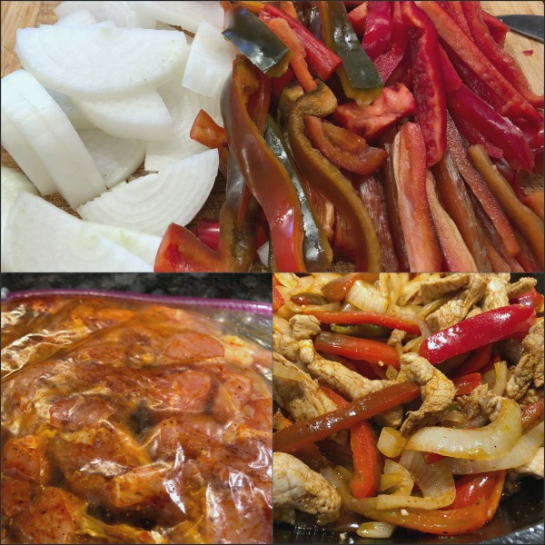 steps to easy pork fajitas