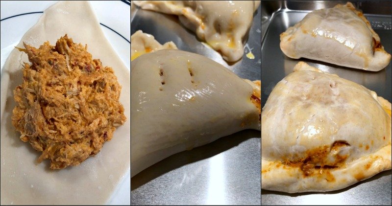 process of making sweet potato hand pies