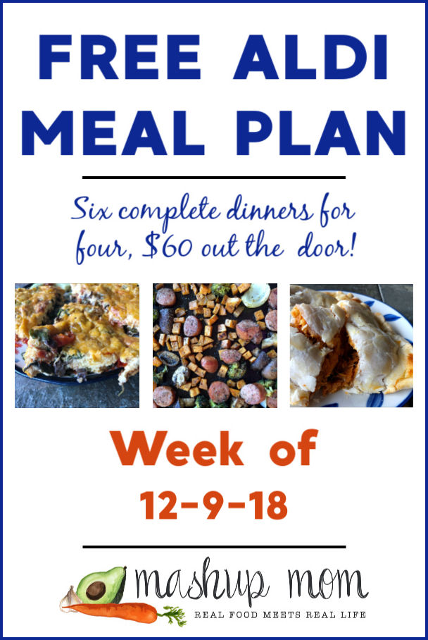 aldi meal plan week of 12/9/18