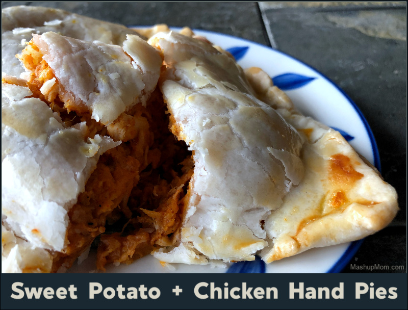 sweet potato + chicken hand pie