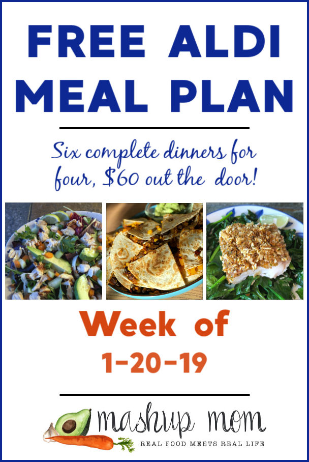 free aldi meal plan january 2019