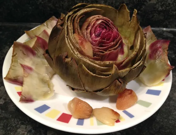 roasted-artichoke-separated-petals-2