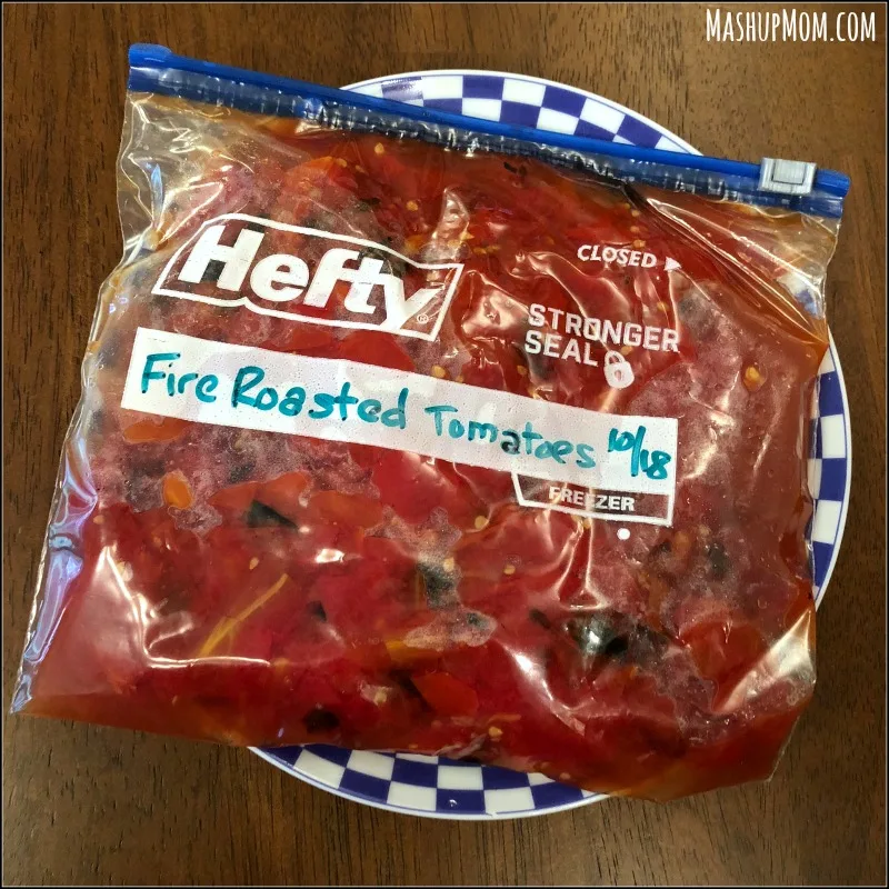 bag of fire roasted tomatoes