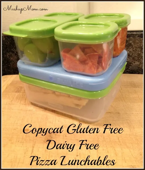 copycat gluten free dairy free pizza lunchables