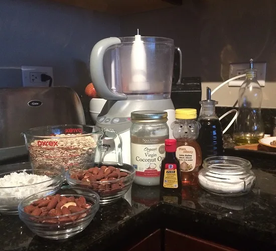 MUM Granola Ingredients