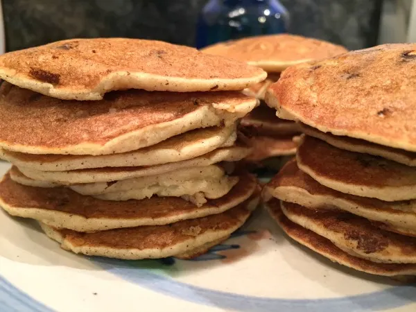 A plate of pancakes