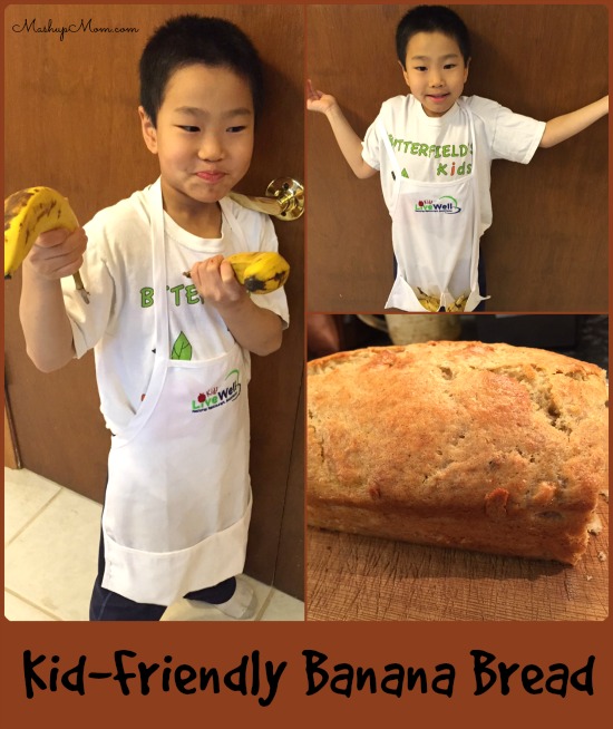 kid-friendly banana bread