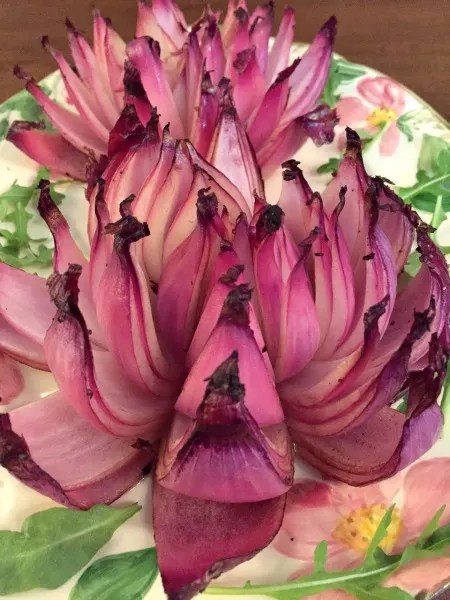 purple onion flower