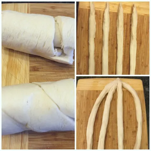 divide the crescent roll dough