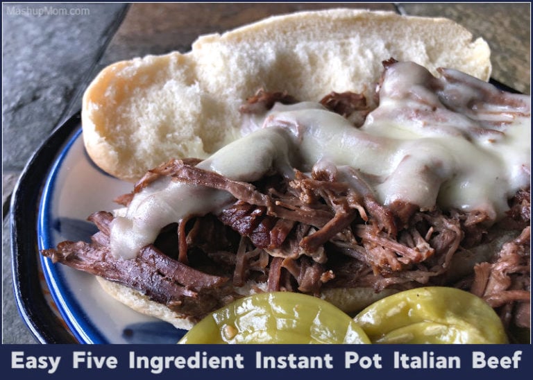 Easy Five Ingredient Instant Pot Italian Beef
