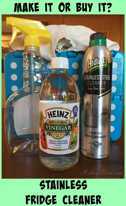 diy stainless steel refrigerator cleaner