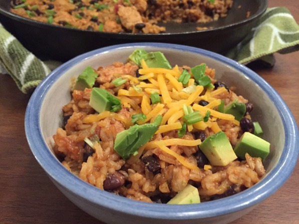 Chicken Burrito Bowls -- An Easy One Pot Recipe