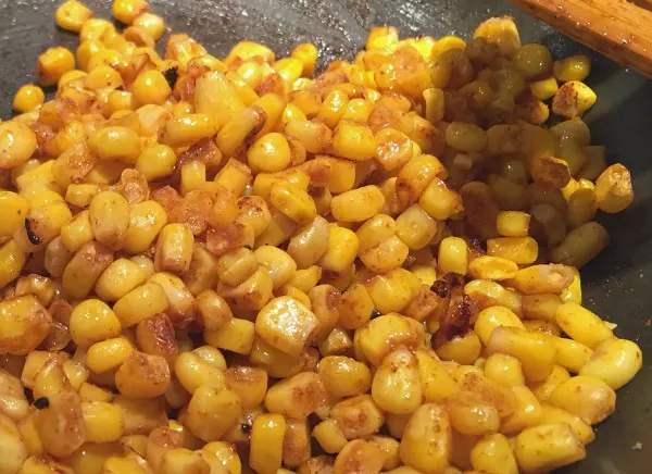 pan roasted corn