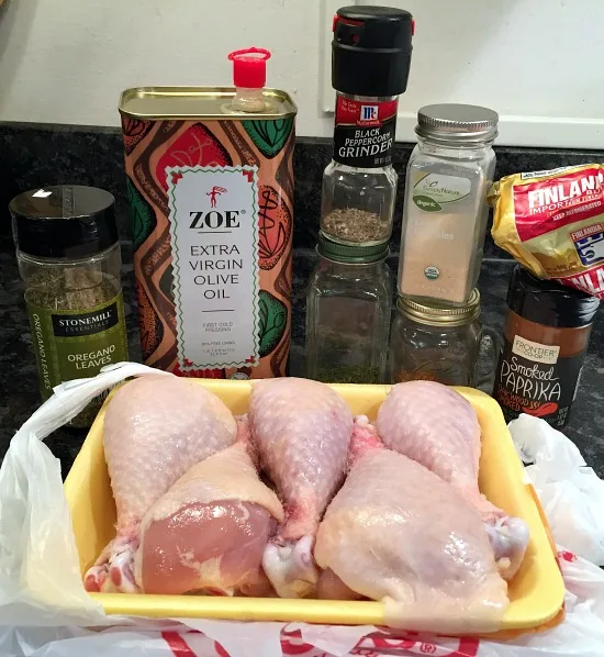 skillet chicken drumsticks ingredients