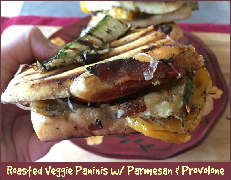 roasted veggie paninis