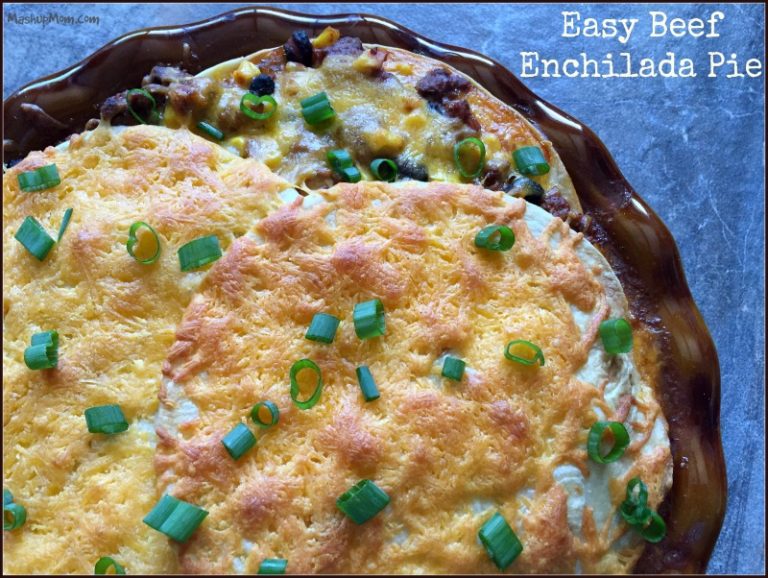 Easy Beef Enchilada Pie